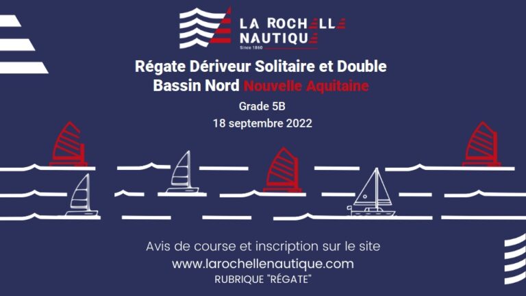 Lire la suite à propos de l’article Régate Dériveur Solitaire et Double Bassin Nord Nouvelle Aquitaine (18 septembre 2022)