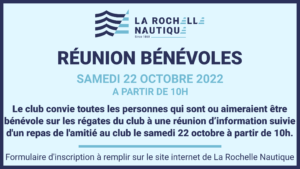 Réunion bénévoles (22 octobre 2022)