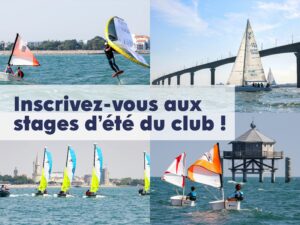 Stages d’été au club :  Inscrivez-vous dès maintenant ! ⛵