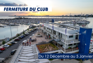 Fermeture du Club | Du 12 décembre au 5 janvier